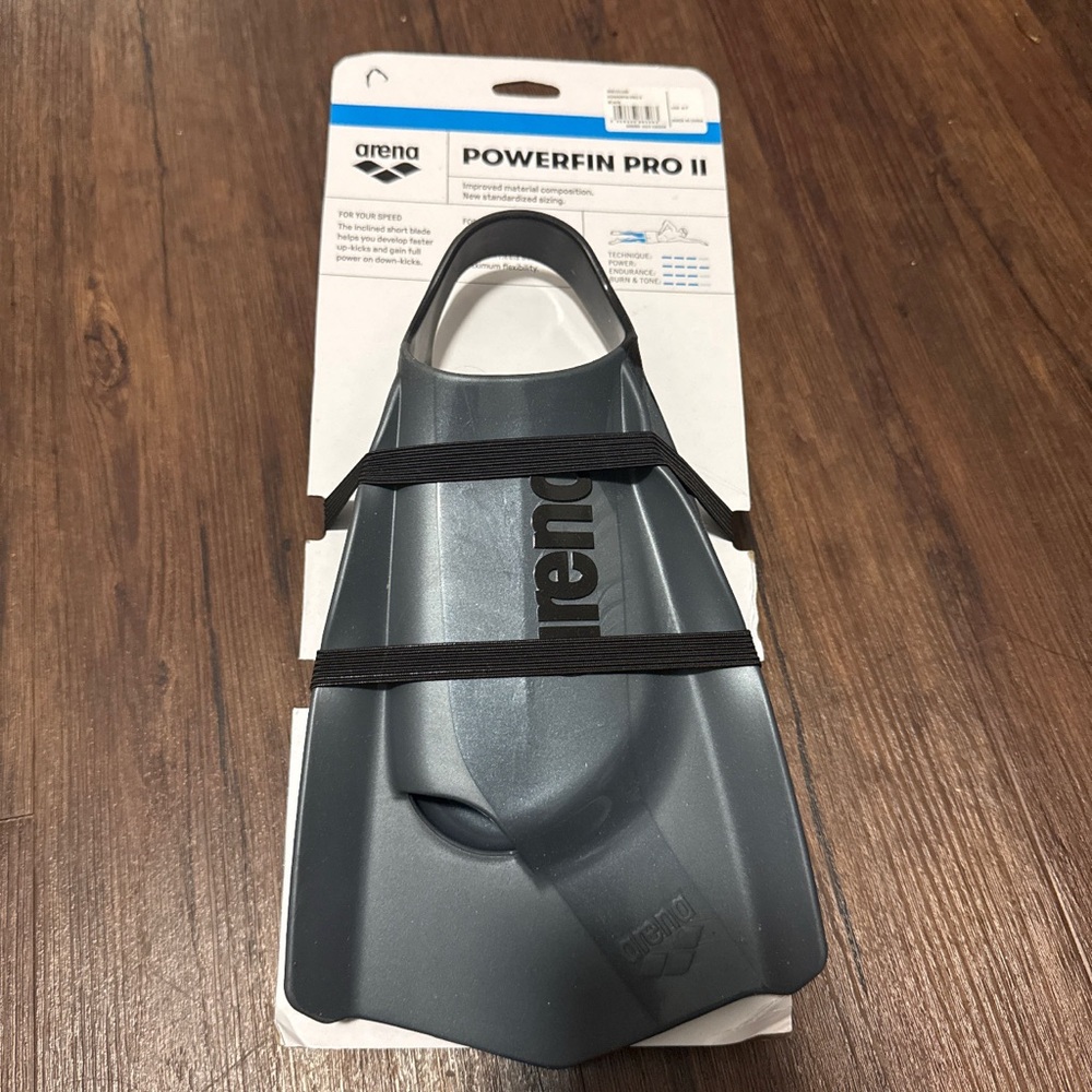 Barena Powerfin Pro II Swim Fins - Gray